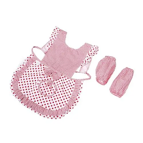 Produktbild: Abaodam Schürze Für Junge Mädchen Aus Baumwolle Ärmellos Mit Tasche Zum Malen Und Backen Für Junge Mädchen Und Kleinkinder Zum Schutz Bei Essen Und Spielen