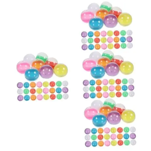 Produktbild: Abaodam 200 Stk Gashapon-Spielzeug Verlosung von Bällen zu öffnende Lotteriekugeln Bingo-Spielbälle reinigungstabletten kaffeevollautomaten Bälle für die Heimparty nahtlose Plastikbälle pp