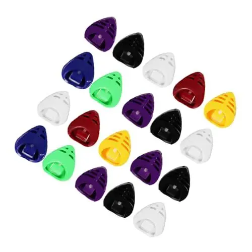Produktbild: Abaodam 25st Plektrumkoffer Gitarrenzubehör Ukulele Pick Fall Klebrige Hülle Für Gitarrenplektren Plektrenhalter Für Bass Gitarrenkoffer Plektrumgehäuse Musikinstrument Aufbewahrungskiste