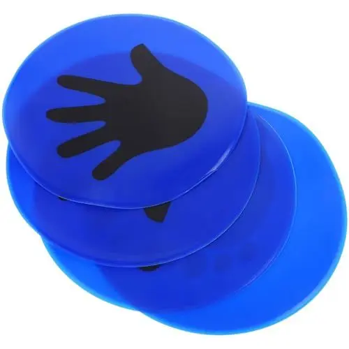 Produktbild: Abaodam 2 Paare Fußball Trainingsmarker rutschfeste Bodenpolster für Fußballtraining Material Bunte Markierungen für Sportarten und Übungen für und Fitnesskurse