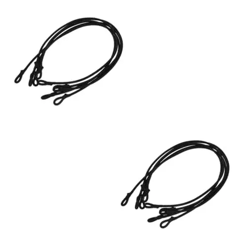 Produktbild: Abaodam 2 Sätze Elastisches Trampolinseil Bungee-Trampolin Hochelastisches Bungee-Seil Elastische Spanngurte Gepäckband Zwischen Elastische Schnur Planen-Bungee-seile Nylon 5 Stück * 2
