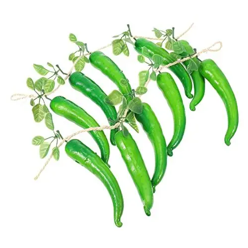 Produktbild: Abaodam Lebensechte Chili-Dekorationen Für Thanksgiving-Pfeffer-Modelle String-