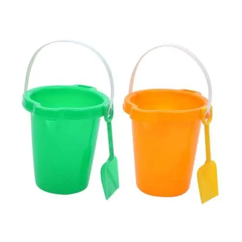 Produktbild: Abaodam 2 Stück Eimer Sandkasten Spielzeug Kleiner Sandeimer Kind Strandspielset Kinder Strandspielzeug Outdoor Spielzeug Sandspielspielzeug Sandeimer Und Outdoor Kleinkind Spielsets