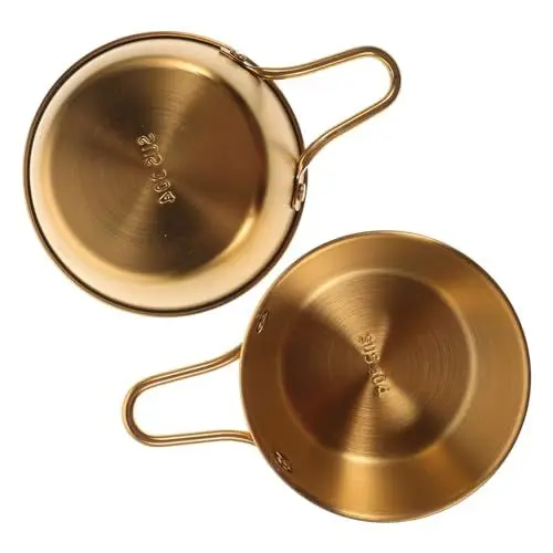 Produktbild: Abaodam Edelstahl Wasser Tassen Kompakte Wiederverwendbare für Camping Wein Tasse Multifunktions Schüssel Picknick Zubehör
