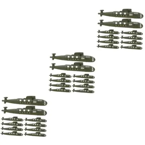 Produktbild: Abaodam 30 STK simuliertes U-Boot lebensechte U-Boot-Dekore RC-Boot sammlerstücke Marine Dekoration Miniaturspielzeug Miniaturen kleine U-Boot-Verzierung Desktop-U-Boot-Modell pp Green