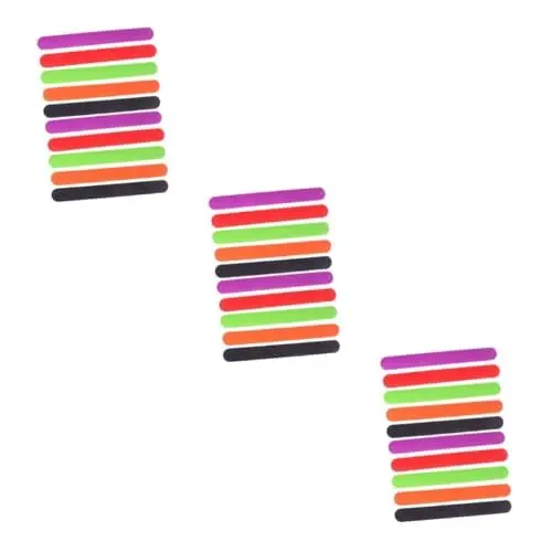 Produktbild: Abaodam 30 Stk Silikonarmband armbänder für kinder kinderkleidung Kinderartikel kleidung für kinder Stoff für Partyarmbänder Schnappbänder Silikonarmbänder geklopftes Kinderarmband