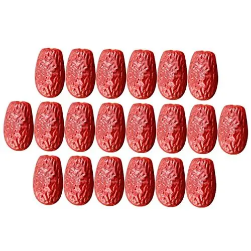 Produktbild: Abaodam 30st Simulierte Jujube Erdbeeren Künstliche Jujube Simulation Lebensmittelmodell Essensstütze Spielen Simulation Getrockneter Jujube Gefälscht Vase Rote Datteln Partnersuche PVC
