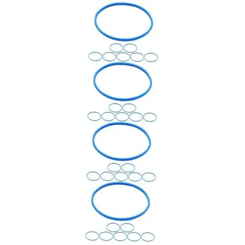 Produktbild: Abaodam 32 Stk Mikrofongitterring Ersatz-grillring Mikrofonschutzringe Ktv Liefert Mikrofonzubehör Ring Für Mikrofongitter Zubehör Für Mikrofonschutz Mikrofonringe Blue Gummi