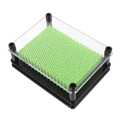 Produktbild: Abaodam 3D-Klon-Handmodell großes Pin-Spielzeug Gehirnspielzeug 3D-Klonstift wandverkleidung Wand polsterung Art Decor Pin-Abdruck-Spielzeug 3D-Pin-Art-Brettspiel-Spielzeug Plastik Green