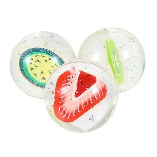 Produktbild: Abaodam 3St Flummi jucarii pentru copii hühner Spielzeug Pool-Spielzeug Pool Spielzeug Funny Toys Sprungbälle für Kinder Fruchtiger Hüpfball Lernspielzeug Ballspielzeug Spielen Gummi