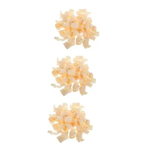 Produktbild: Abaodam 3 Sätze Handgefertigte Korkspäne Holzprojekte Ungefärbte Holzscheiben Schießtaschenfüller Leere Holzscheiben Holzausschnitte Unbemalte Holzscheiben Holzspäne Khaki 20 Stück * 3