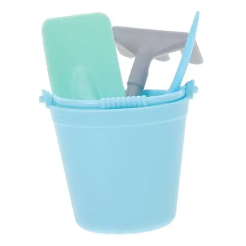Produktbild: Abaodam 3 Sets Kinder-gartengeräte-Set Mit Kleinem Eimer, Kelle, Schaufeln Und Rechen, Kinder-Strand-sandkasten-Spielzeug, Spielgeräte Zum Blumenerde-Pflanzen, Lockern, Graben
