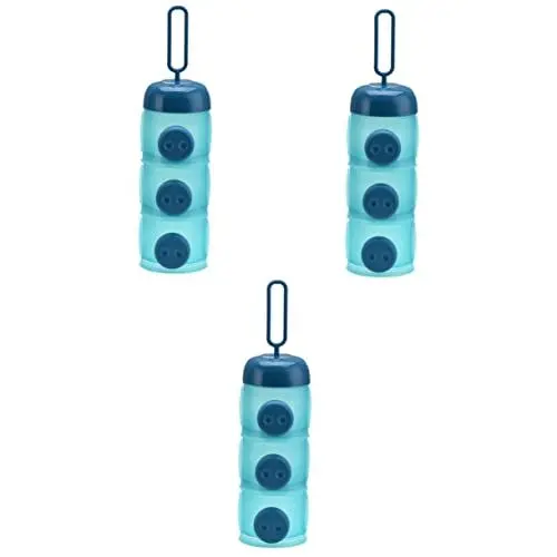 Produktbild: Abaodam 3 Stück 3 Behälter für Milchnahrung milchpulver portionierer milchpulver spender Safe and healthy container formula dispenser Formelspender Milchpulverspender