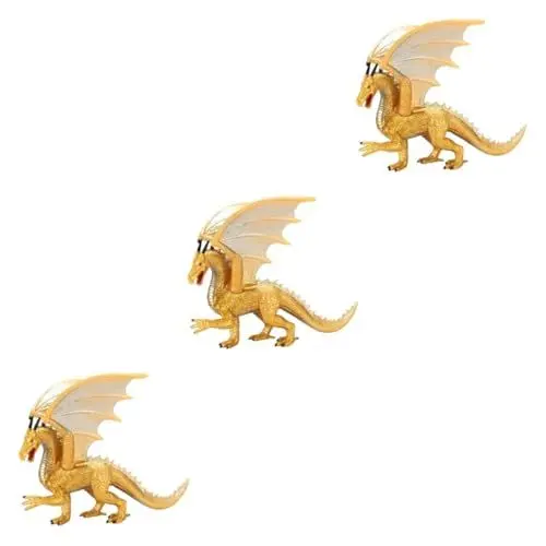 Produktbild: Abaodam 3 Stück Dinosaurier Modell Dinosaurier Ornament Für Dinosaurier Dekoration Tier Ornament Kreative Verzierung Dinosaurier Figur