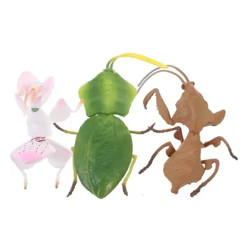 Produktbild: Abaodam 3st Mantis-Figur Mantis-spielzeugmodell Aus Kunststoff Kleine Tierfiguren Gottesanbeterin-Figuren Insektenmodell Dekor Wildtiermodelle Kleines Insekt Plastik Künstlich Kind