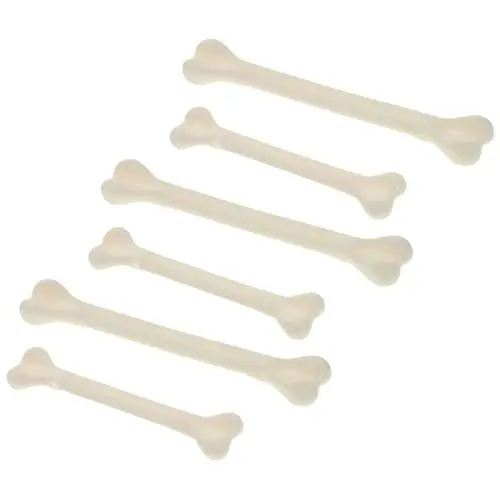 Produktbild: Abaodam Halloween Skelett Spielzeug 48 Stück Kunststoffknochen Mini-skelettknochen Weiße Gefälschte Knochen Kleine Menschliche Knochen Zum Basteln Halloween-party Cosplay-requisiten