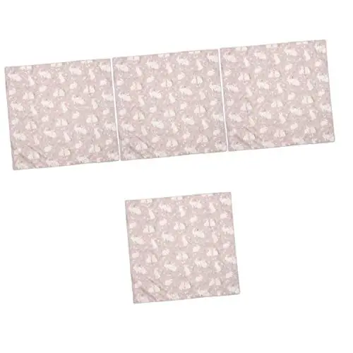 Produktbild: Abaodam 4 Stück Antirutschmatte für Esszimmerstuhl Stuhlkissen für Esszimmerstühle kleinkind bodenmatte kinder bodenmatte bodenschutzmatte kinder Hochstuhl Bodenmatte für Hochstühle