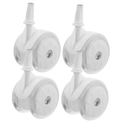 Produktbild: Abaodam 4 Stücke Ersatz Baby Walker Räder Universal Fit Für Kinderwagen Rollen Räder Für Möbel