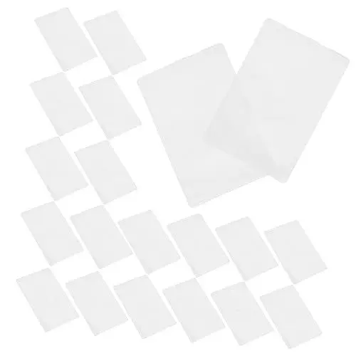 Produktbild: Abaodam 50 Stück Pvc-spielkartenhalter Kartenetui Sammelkartenhüllen Harte Kartenhülle Kartenschutz Multifunktionales Design Für Brettspielkarten