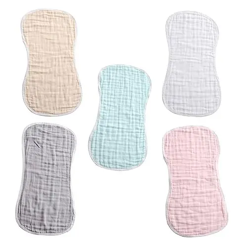Produktbild: Abaodam 5er-pack Baby-spucktücher Sanft Saugfähig und für Neugeborene Weiche Baumwolltücher