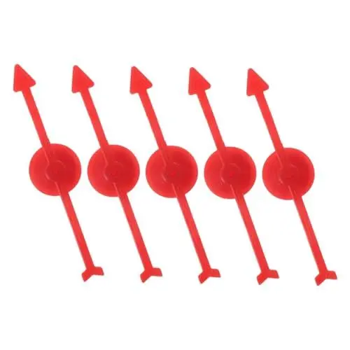 Produktbild: Abaodam 5st Rotierender Zeiger Aus Kunststoff Rotierende Zubehör Für Plattenspieler Spielzeiger Mathe-Spiel- Pfeilspiel Rotierende Pfeilspinner Saugspinner Plastikzeiger Abs