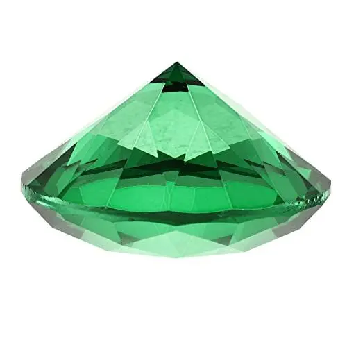 Produktbild: Abaodam Künstliche Kristall-diamanten Dekorative Diamant Deko Für Hochzeit Zuhause Junggesellenabschied Grün Funkelnde Tischdeko Für Besondere Anlässe