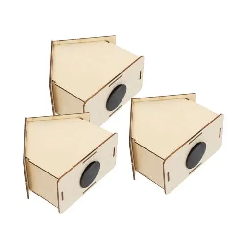 Produktbild: Abaodam 6 STK Sparschwein Holz Hausdekoration Malset Münzbehälter Zum Selbermachen Holzhausformen Zum Basteln Unfertiges Holzhaus Wohnkultur Holzdekor Hölzern Miniatur Kind Lagertank