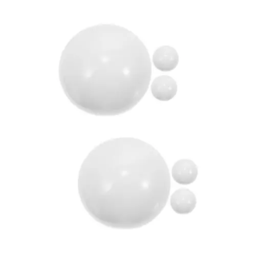 Produktbild: Abaodam 6 STK Trackball Gaming zubehör Gaming Accessories rennanzug mutperlen Train balldo Radperlen für Party Partyspiel-Requisite Präzision Spiel Requisiten Russland Korn Poker Harz Weiß
