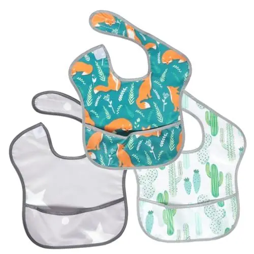 Produktbild: Abaodam 6 Stk Lätzchen für Babys Lätzchen 0-6 Monate Lätzchen für Jungen tragbare Babylätzchen pflegeprodukte babysachen Babylätzchen verstellbare Babylätzchen Polyester-Taft