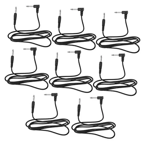 Produktbild: Abaodam 8-teiliges Gitarrenkabel 6 35 Mm Gitarrenkabel Rauschunterdrückung Für E-gitarre Basskabel Gitarren-patchkabel Für Zubehör