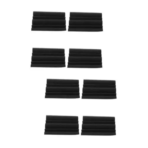 Produktbild: Abaodam 8 Stk Schalldämmende Baumwolle Akustische Geschäumte Fliese Eckbass Pyramiden-akustikschaumstoffplatten Schallschutzkeil Bassfallen Weiße Akustikplatten Sound-panels Polyurethan