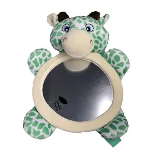 Produktbild: Abaodam Babyspiegel Auto -Plüschtier Auto Kinderwagen rückspiegel kindersitz auto Kindersicherer Auto Rückspiegel spielzeug Rückspiegel für Babyautos -Sichtspiegel im Auto Glas