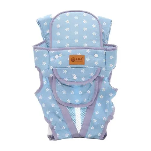 Produktbild: Abaodam Babytrage Säuglingstrage Tragetuch für Neugeborene Tragetuch für Babys Babygurte zum Tragen Babyschale Fronttrage für Tragetuch zum Tragen des Babys Polyester Sky-blue