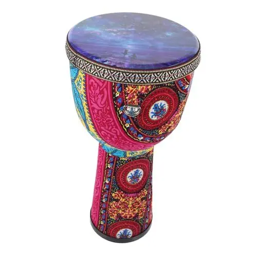 Produktbild: Abaodam Djembe Musikinstrument Trommel Handtrommeln Für Kinder Afrikanische Handtrommel Schlagzeug Für Erwachsene Handtrommel Für Anfänger Pvc