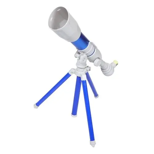 Produktbild: Abaodam Fernrohr Kinder Fernglas Piratenteleskop für Kinder Sucher für Kinder Hochauflösendes Teleskop Verstellbares Teleskop Kinder teleskop Taschenmikroskop Kompass Teleskop Plastik Blue