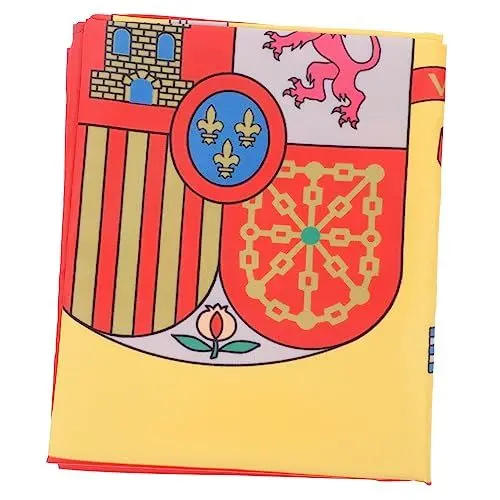 Produktbild: Abaodam Fußball-fan Cape Für Erwachsene Spanien Nationalflagge Outfit Mit Ärmeln Für Sportveranstaltungen Feiern Und Leicht Tragbar Und