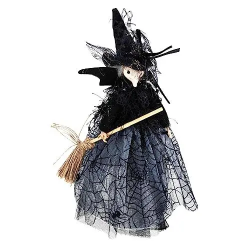 Produktbild: Abaodam Halloween-Dekoration Halloween-Heimdekoration Halloween-Hexenhut Halloween- -Requisiten Plüsch-Hexenpuppe Hexendekoration Hexenpuppen-Ornamente Hexenornamente