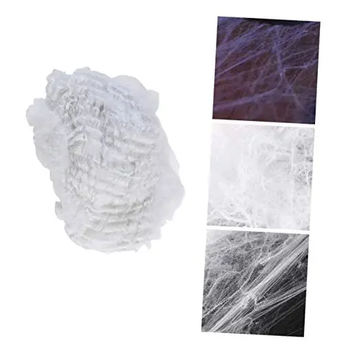 Produktbild: Abaodam Halloween Spinnennetze Dehnbare Spinnennetze Weiß 300g Party Dekoration Set