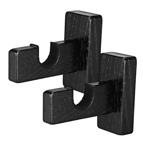 Produktbild: Abaodam Hockeyschläger Wandhalterung Robustes Holz Platzsparend Einfacher Zugriff Organizer Für Eishockeyausrüstung
