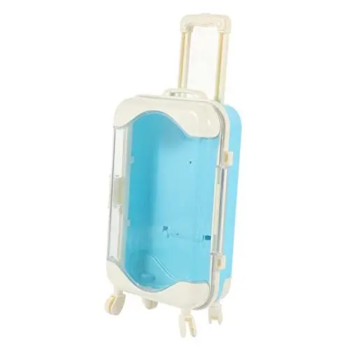 Produktbild: Abaodam Mini-Koffer Mini-gepäckkoffer Simulation Koffer Spielzeug Mini-Tragetasche Mini-Puppen Reisedekorationen Mini-reisekoffer Puppenträger Karikatur Kleines Spielzeug Plastik Kleinkind