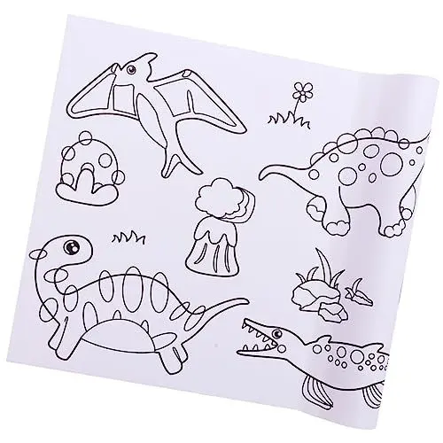 Produktbild: Abaodam Rollen Graffiti-Schriftrolle für Kinder Kinderzeichnung Malpapier für Kinder Zeichenbedarf für Kinder Zeichenzubehör für Kinder Färbung Zeichenpapier malen Malutensilien