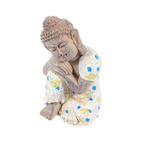 Produktbild: Abaodam Garten Ornamente Outdoor Zen Buddha Statue Harz Handwerk Buddha Skulptur Home Office Decor Aquarium