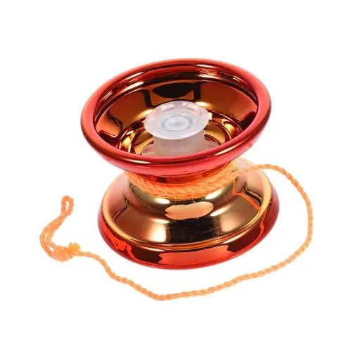Produktbild: Abaodam Schnur Jo-Jo Spielzeug Kinder Yo-yo Ball mit glatter Oberfläche Yo-yo Ball für Freunde kreative Yoyo-Bälle Spinnrad Yoyo-Ball kleine Jojos Juhu Kinder rot