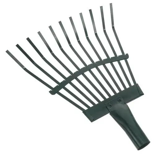 Produktbild: Abaodam Schwerer Laubrechen Kohlenstoffstahl mit Robuster Gartengerät für Laub und Kiefernzapfen Handlicher Gartenrechen für Effiziente und Einfache im Außenbereich