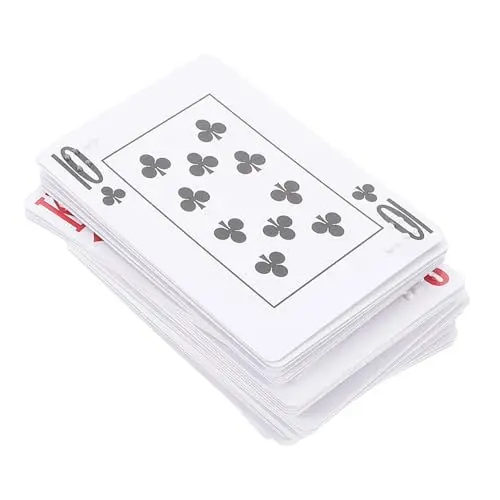 Produktbild: Abaodam Braille-Spielkarten für Blinde Senioren Lustige Großdruck-spielekarten für Blinde Erwachsene Jungen und Mädchen für Sehbehinderungen