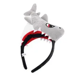 Produktbild: Abaodam Stirnband Kinderkostüme Cosplay Kostüm Kostüme Für Kinder Hut Hai Kostüm Erwachsener Fisch Halloween Kostüm Rollenspiel Outfits Kostüm Für Kinder Hai Kostüm Zubehör Grauer Stoff