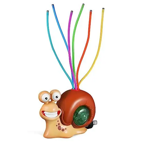 Produktbild: Abaodam Wassersprinkler für Sommerliches Außenspielzeug mit Gartenschlauchanschluss Wasserspray für Garten und Rasen Erfrischender Spritzspaß für Jungen Freien