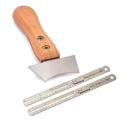 Produktbild: Abaodam akustische gitarre bund gitarre reparatur werkzeug t-Werkzeug Werkzeuge Gitarrenschleifwerkzeug Gitarren-Bunddraht gitarre ersatzteile Gitarren-Reparaturteile gezackt Reperaturset