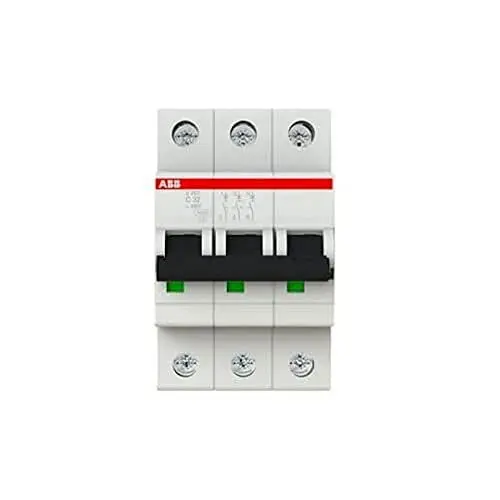 Produktbild: ABB S203-C32 Sicherungsautomat S200 3P 32 A-C 2CDS253001R0324