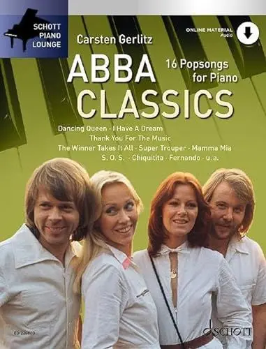 Produktbild: ABBA Classics: 16 Popsongs for Piano. Klavier. (Schott Piano Lounge)